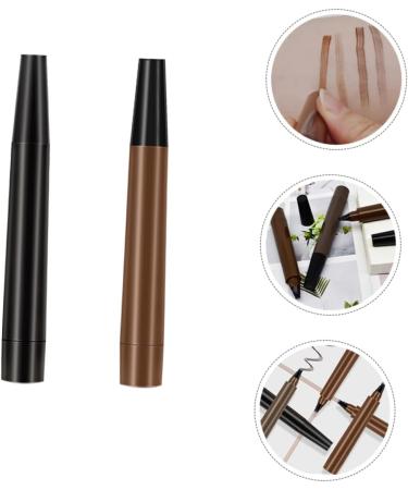 Healeved 2pcs Microblading Eyebrow Pen Microblade Eyebrow Pen Beard Pencil Filler for Men Brow Pencil Plastic - Buy Online on GoSupps.com