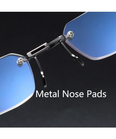 DIBAKO Foldable Reading Glasses - Ultralight Anti Blue Light Readers for Men & Women - HD Sunglasses in Gray +1.00 - Buy Online on GoSupps.com