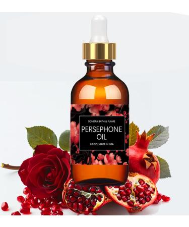 Sonora Bath & Flame Persephone Oil - Persephone Goddess Oil - Body Oil - Captivating Scent for Dark Unruly Masculine Energies - Made in USA
