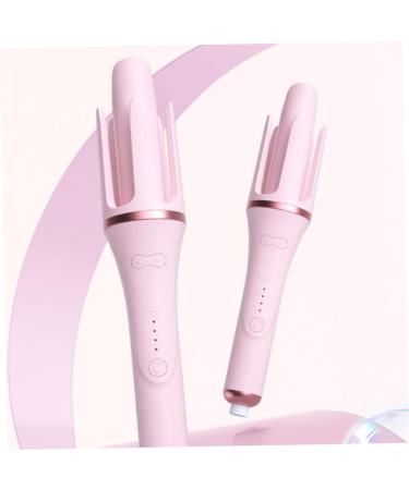 FOMIYES Fully Automatic Hair Curling Iron Tool Curler Hair Rollers Pink Nylon 32.50X5.50X5.50CM Pink - Buy Online on GoSupps.com