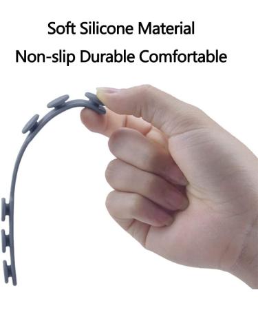 PULIVIA Mask Strap Extender for Men Women Kids - Adjustable Ear Saver 5PCS Black Pack - Anti-Tightening Silicone Holder Hook for Comfortable Mask Wear - Buy Online on GoSupps.com