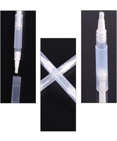 Lurrose 5pcs Empty Nail Oil Twist Pen Disposable Cosmetic Container Transparent Lip Gloss Brush Applicators Eyelash Growth Liquid Tube for Women Girls - Buy Online on GoSupps.com