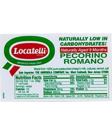 Locatelli Pecorino Romano Cheese - 1 Pound | Premium Quality Italian Cheese - Buy Online on GoSupps.com