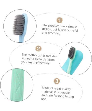 Healvian 6-Piece Travel Toothbrush Set | Portable Soft Manual Toothbrushes for Gum Care | Ideal Household Toothbrush Box - Buy Online on GoSupps.com