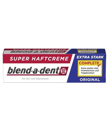 Blend-a-Dent Complete Original Super Adhesive Cream - 47g | Strong Hold for Dentures | Fast International Shipping - Buy Online on GoSupps.com