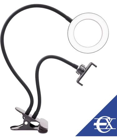Buy EuroXanty Middle Lamp with LED & 8 Intensity Levels - Swan Neck Magnifying Glass | International Shipping - Buy Online on GoSupps.com