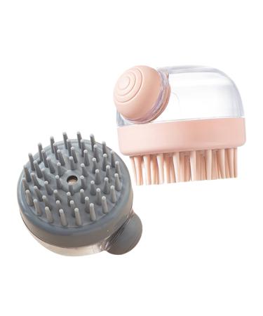 FOMIYES Massage Shampoo Brush Bath Scrubber - 6 Pcs Silicone Scalp & Body Exfoliator Set - Buy Online on GoSupps.com