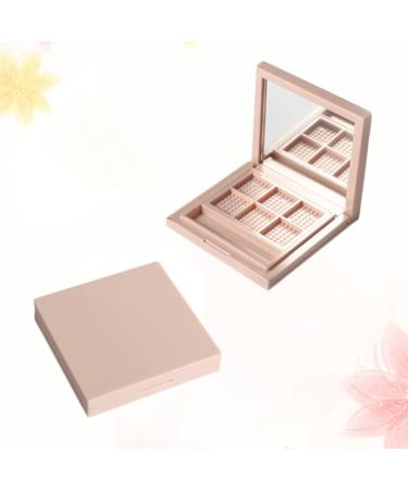 CANIGHT 2pcs Empty Eyeshadow Palette Containers Makeup Empty Cosmetics Organizer Cosmetics Pans 1 count (Pack of 1) Pink - Buy Online on GoSupps.com