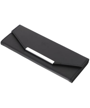 Beaupretty eyelash tweezing eyelash extension tweezers eyelash tweezers etui make-up tools storage bags for eyelash refinement extension tweezers black eyelash tweezers