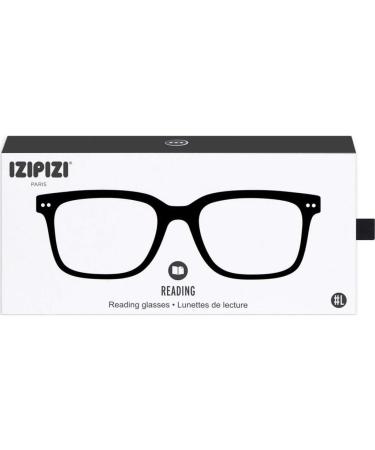 IZIPIZI Unisex Shape L Reading Glasses in Black - Stylish & Comfortable 46x147x145 mm - International Shipping Available - Buy Online on GoSupps.com