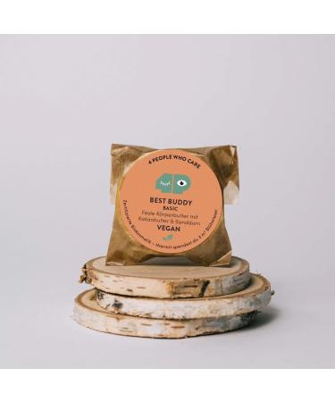  4 people who care 4peoplewhocare Solid Body Butter - Best Buddy Basic Shea & Cocoa Butter Natural Cosmetics Natural Cocoa Butter Fragrance (30g Refill) - Buy Online on GoSupps.com