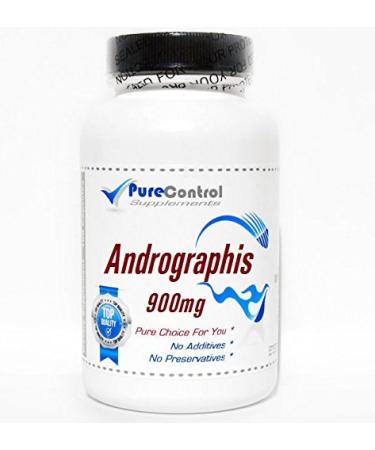Andrographis 900mg // 100 Capsules // Pure // by PureControl Supplements