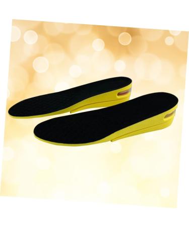 Buy Gatuida PU Insoles - Height Increase Inserts Shoe Lifts & Comfortable Shoe Pads for Women | Cuttable Design Black & Yellow - Buy Online on GoSupps.com