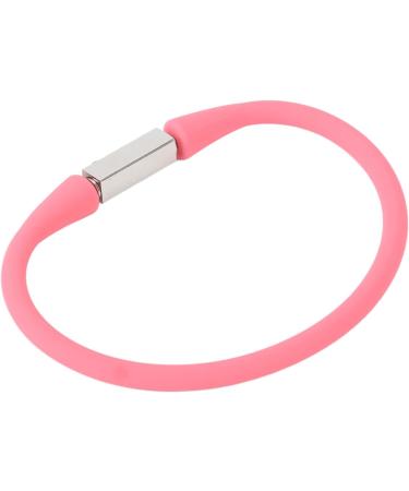 Buy Negative Ion Equilibrium Bracelet for Men & Women - Magnetic Therapy Silicone Sports Bracelet (Pink) - Boost Blood Circulation & Enhance Wellness - Buy Online on GoSupps.com