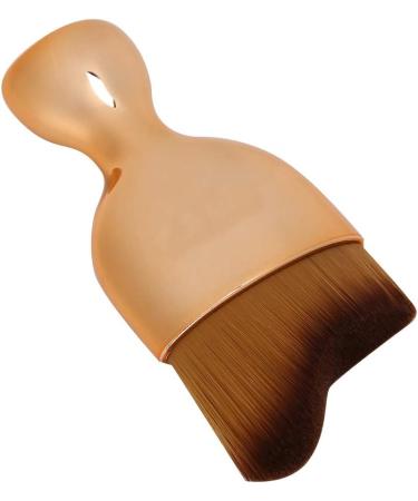 Makeup Brush Curve Yellow Black Portable Foundation Brush for Women Girls - Buy Online on GoSupps.com