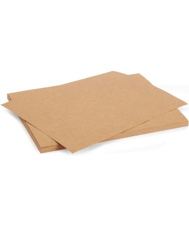 50 Sheets of Brown Kraft Paper or Wedding  Party Invitations  Announcements  Drawing  DIY Projects  Arts and Crafts  Scrapbooking  Letter Size  176gsm (8.5 x 11 Inches) - Buy Online on GoSupps.com