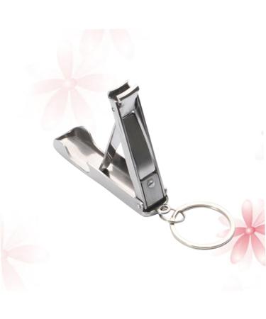 FRCOLOR Stainless Steel Nail Clipper Stainless Steel Nail Clippers Folding Nail Clipper Stainless Steel Bottle Opener Key Chain Strength - Buy Online on GoSupps.com