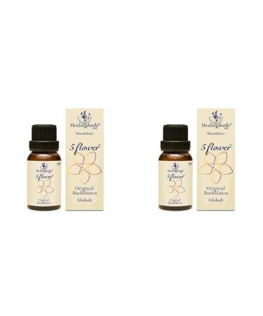 Healing Herbs Bach Flowers 5 Flower Globules 15 g (Pack of 2) 15 g (Pack of 2)