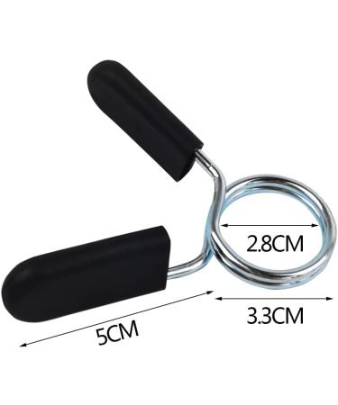 Doulein Spring Closures - 4PC Dumbbell Clamps & Barbell Clips for Weight Lifting | Durable 28mm Spring Closure for Dumbbell Bars - Buy Online on GoSupps.com