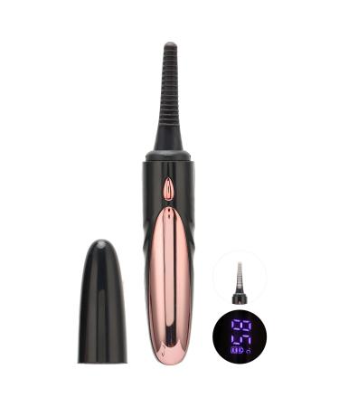 Electric Heated Eyelash Curler 4 Speed Electric Rechargeable Portable Eyelash Curler Quick Heating USB Long Lasting for Makeup Styling Curling Eyelash Curling Tool