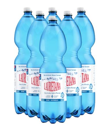 Lauretana - STILL in the 1.5 l PET bottle 6 pieces (incl. deposit) (1.50 l (pack of 6))