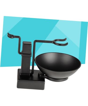 Buy Minkissy Stainless Steel Men's Shaving Set | Razor Holder & Brush Stand with Bowl - International Shipping Available - Buy Online on GoSupps.com