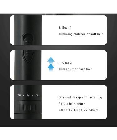 Low Noise Rechargeable Cordless Hair Clippers Set - Best Electric Hair Clippers for Home & Barber Use | International Shipping Available - Buy Online on GoSupps.com
