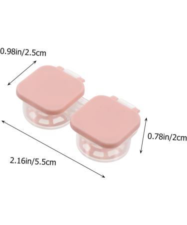 Portable Glasses Case & Contact Lens Storage Box - Healeved Travel Container 5.5x2.5x2cm - Buy Online on GoSupps.com