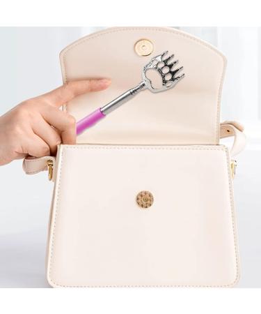 ROXNVM Back Scratchers - 2-Piece Stainless Steel Bear Claw Massage Device Portable Rubber Hand in Blue & Pink for Ultimate Relief - Buy Online on GoSupps.com