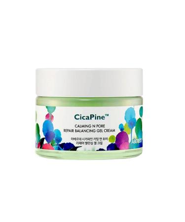 ABEREDE Cicapine Calming & Pore Repair Balancing Gel Cream 1.69 fl oz / 50ml Cica Soothing Gel Cream for Sensitive & Acne-Prone Skin Pore Minimizing & Tightening Moisturizer Vegan K-Beauty Skincare