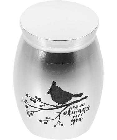 BESPORTBLE 3pcs Parrot Urn Pet Small Urns for Ashes Dog Urns for Ashes Cat Urns for Ashes Stainless Steel 4.00X3.00X3.00CMx3pcs Silverx3pcs - Buy Online on GoSupps.com