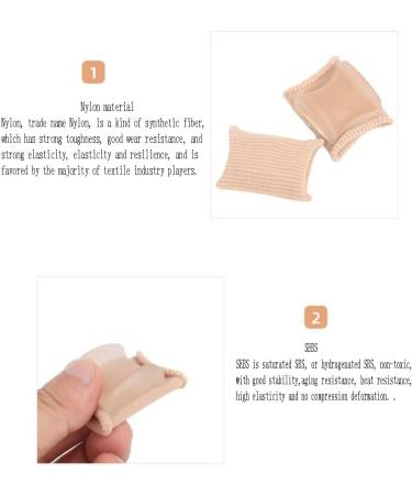 Deaver Bale Corrector & Flat Iron for Large Toes | Gel Pad Protection & Relief for Hammer Toes & Hallux Valgus | 2-Pair Set - Buy Online on GoSupps.com