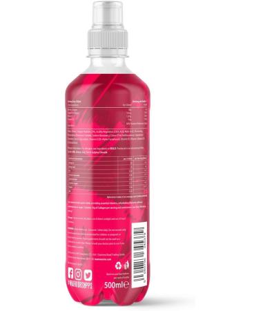 Warrior Protein Water 10g 12 x 500ml Collagen Peptides Hydrate Sports Drink Less Than 50 Calories per Serving Contains Essential Vitamins Aspartame Free (Berry) Berry 500 ml (Pack of 1) - Buy Online on GoSupps.com