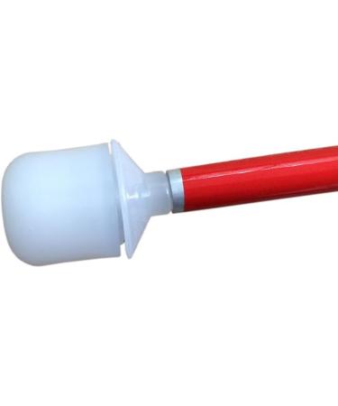 Aluminum Mobility Folding White Cane for Vision Impaired and Blind People (folds down 7 sections) (Black Handle 130cm (51.2 inch)) Black Handle 130cm (51.2 inch) - Buy Online on GoSupps.com