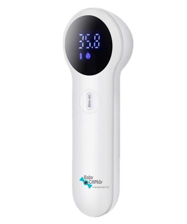 Baby Camdy - fever thermometer infrared Digital babies children and adults 2 in 1 forehead temperature liquids (bath thermometer) and objects 1 second contactless reading temperature alarm