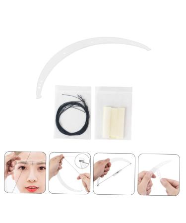 FOMIYES 2 Sets Positioning Ruler Drawing Line Beauty Tools Three- Point Grooming Stencil Eyebrow Ruler Mold 1 count (Pack of 1) As Shownx2pcs - Buy Online on GoSupps.com