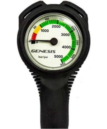 Genesis 5000 psi Pressure Gauge with Protective Boot - Authorized Dealer - Full Warranty - Buy Online on GoSupps.com