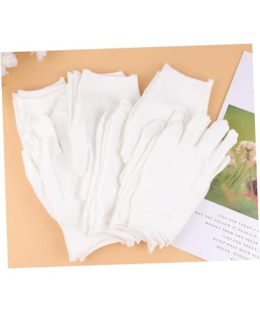 Ipetboom 12 Pairs Tape Dispenser Nylon Gloves Dust Gloves Marching Gloves Inspection Gloves Spa Gloves Gardening Glove Work Gloves Industrial Gloves Jewelry White Cotton Gloves - Buy Online on GoSupps.com
