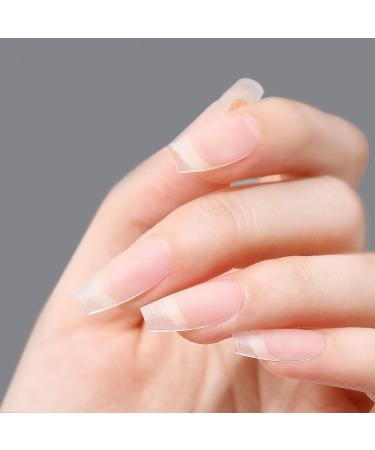 Nikoko Medium Coffin Gel Nail Tips 300pcs - Pre-shaped Full Cover Matte Acrylic Soft Gel Tips for DIY Nail Extensions - Buy Online on GoSupps.com