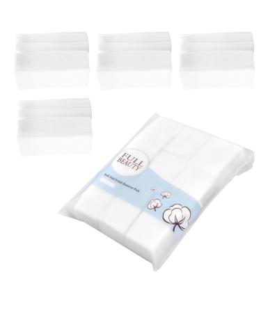 Azonelife Pack of 450 cotton nail pads nail wipes nail cleaning pads bristle-free pads for removing polish and gel perfect for professional and home use