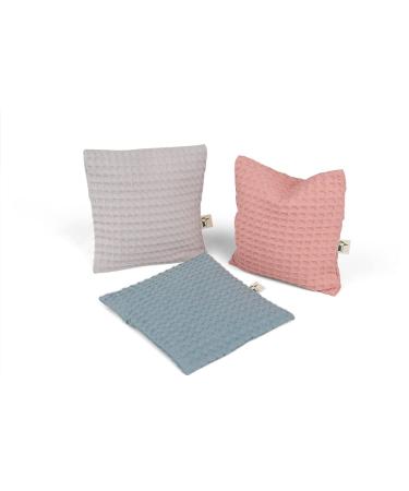 Green Woodpecker Rapeseed Pillow - Washable Heat Pillow for Babies & Toddlers | Waffle Piqu Petrol | Relieves Flatulence & Abdominal Pain - Buy Online on GoSupps.com