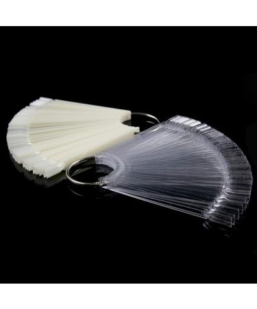 100PC Nail Art Tips Sticks - Fan-Shaped Nail Polish Display Tools for Studios & Beginners | International Shipping - Buy Online on GoSupps.com