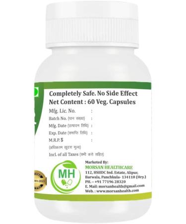Morsan Healthcare Kanchanar Capsules 500 mg (9:1 Extract) 60 Veg Capsules | Bauhinia Variegata for Men & Women | Plant-Based Herbal Supplement | Vegan & Gluten-Free | Pack of 4 - Buy Online on GoSupps.com