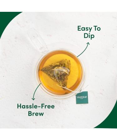 VAHDAM Turmeric Spice Herbal Tea Bags - 30 Count | Caffeine-Free, Non-GMO, Gluten-Free | Pure Herbal Tisane | Savory & Spicy | Individually Wrapped Pyramid Tea Bags - Buy Online on GoSupps.com