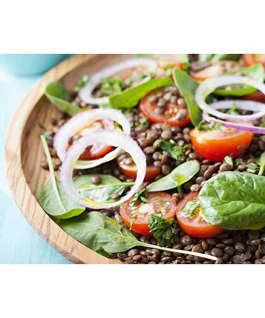 French Green Lentils 3 Pounds - Non-GMO Verified | Raw & Sproutable | Vegan & Kosher | Plant-Based Protein | Ideal for Soups, Chili, Curries | Conventional 3 lb Pack - Buy Online on GoSupps.com
