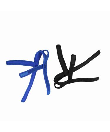 gernie Anti Snoring Strap Kinnriemen Unisex Belt Exposed Chin Anti Snoring Headband Chin Support Belt Anti Snoring Belt Kinnriemen Chin Straps (Blue)
