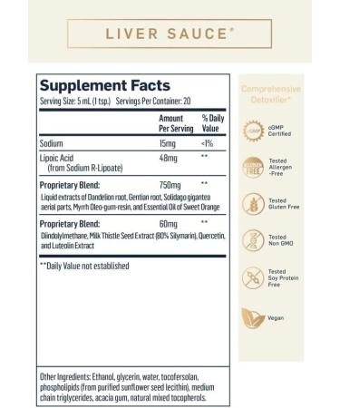 Quicksilver Scientific Liver Detox Cleanse Kit - Ultra Binder & Liver Sauce for GI Detox & Toxin Binding - Buy Online on GoSupps.com