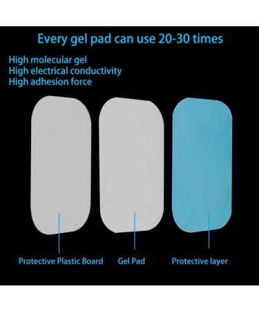 Adacle 60 EMS Gel Pads for Muscle Stimulation | Electrotherapy Replacement for EMS Trainer & ABS Trainer - Buy Online on GoSupps.com