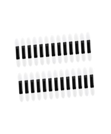 Mipcase 100pcs Sponges Makeup Eyeshadow Brush Eyeshadow Applicator Brush Miss Double Sided Cosmetic M White