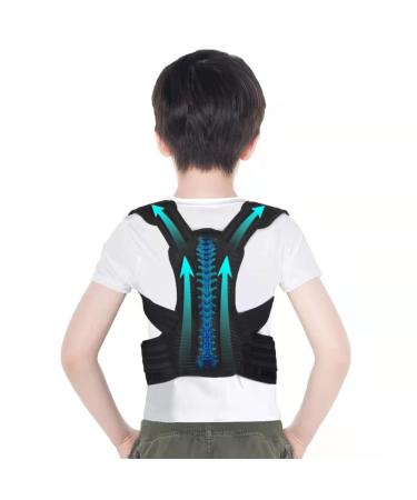 Yosoo Health Gear Posture Corrector for Kids Upper Back Posture Brace for Teenagers Under Clothes Spinal Support to Improve Slouch Prevent Humpback Relieve Back Pain Small (Pack of 1)